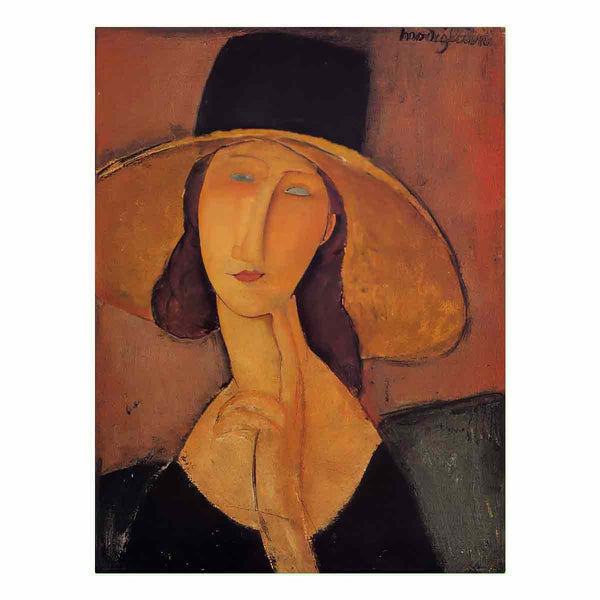 Jeanne Hebuterne in a Large Hat
