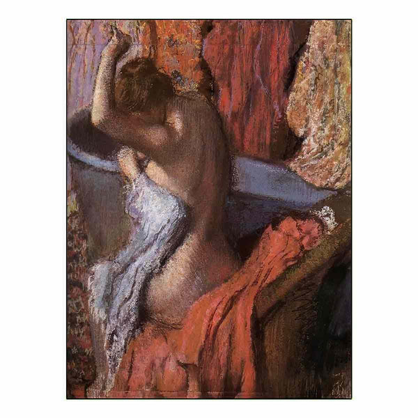 Seated Bather Drying Herself
