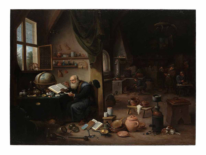 An Alchemist in his Workshop
