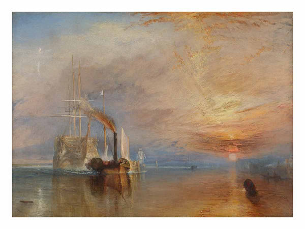 The 'Fighting Temeraire' tugged to her Last Berth to be broken up 1838-39
