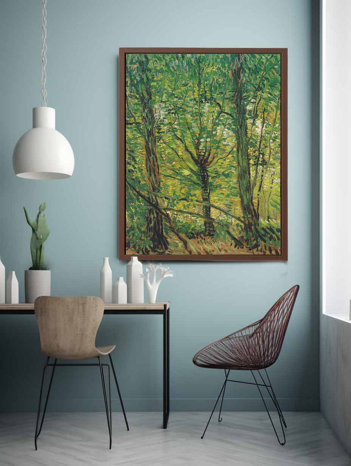 tree And Undergrowth  Art Print.