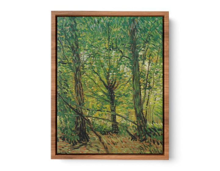 tree And Undergrowth framed Print