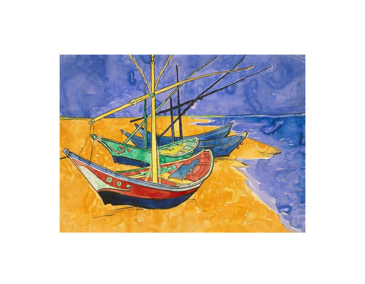 Fishing Boats By Van Gogh 