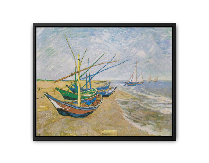 Fishing Boats At Sainte-Marie By Van Gogh  canvas Print