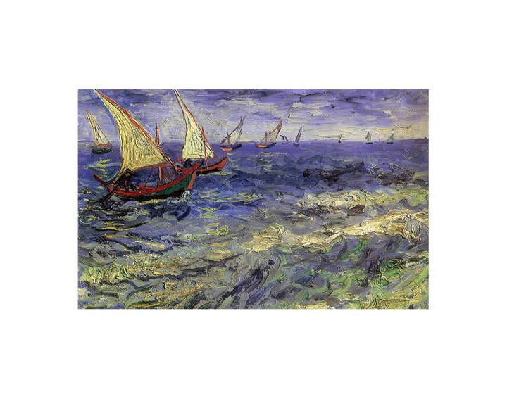 Boats Painting by Van Gogh 