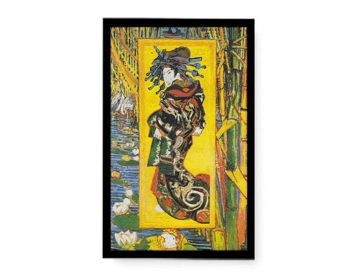 Courtesan After Eisen By Van Gogh  canvas Print