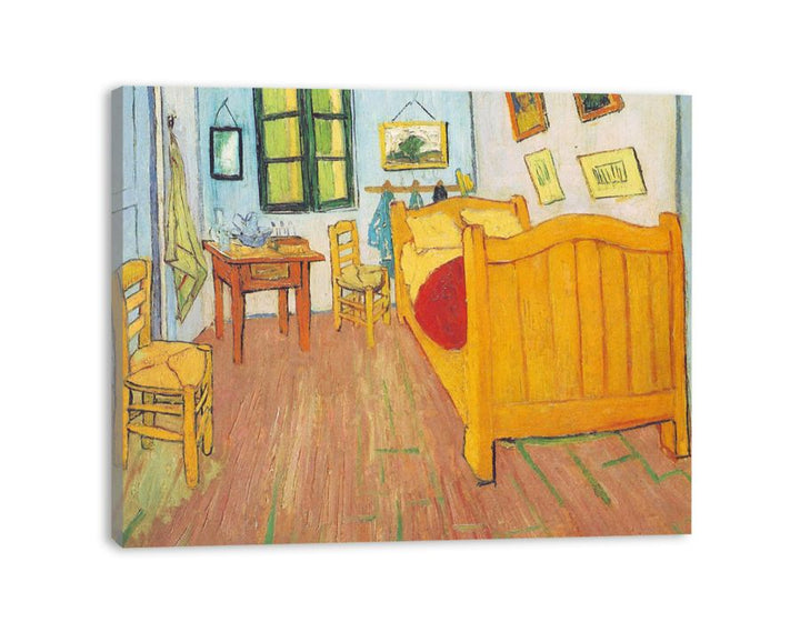 Vincents Bedroom By Van Gogh  canvas Print