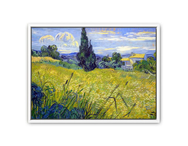 Green Field By Van Gogh  Painting