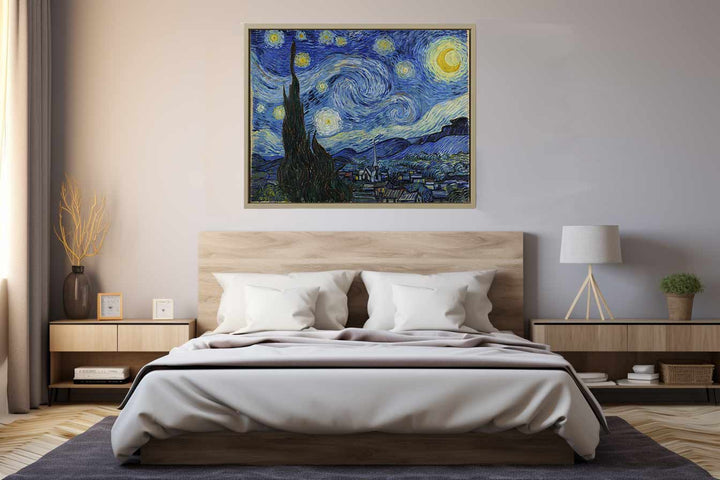 Starry Night Painting canvas Print