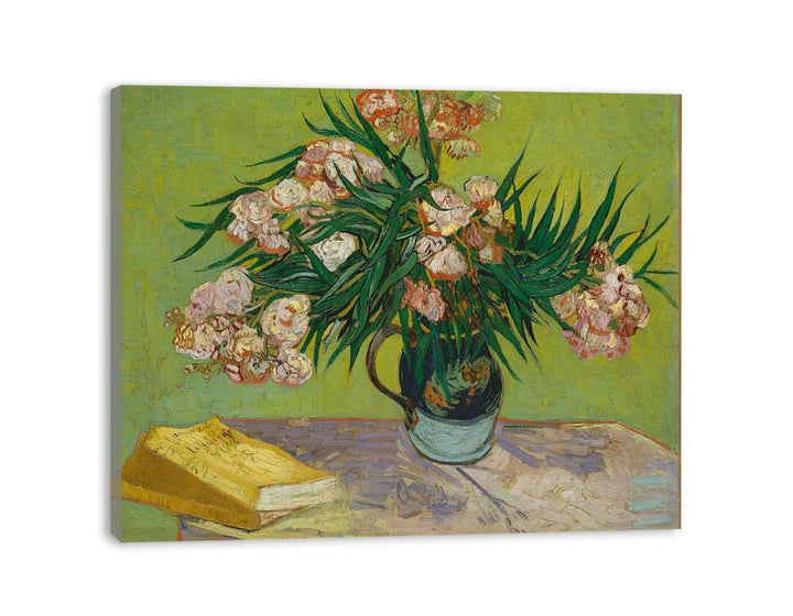 Oleanders Painting By Van Gogh  canvas Print