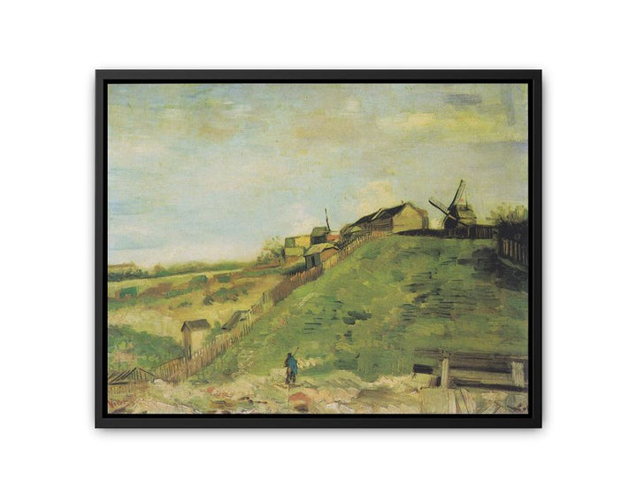 The Hill Of Montmartre By Van Gogh  canvas Print