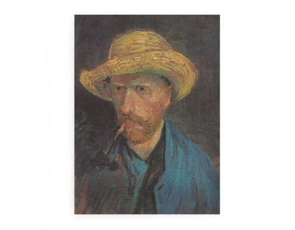 Self Portrait With Hat Painting of Van Gogh