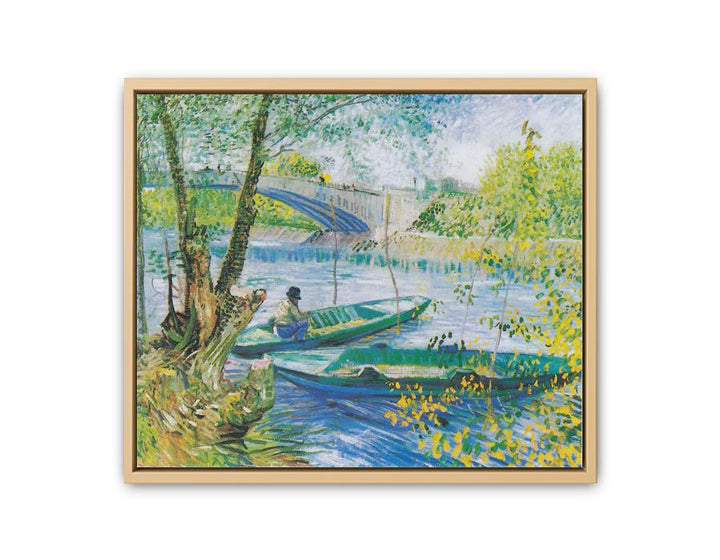 Fishing in Spring 2 framed Print