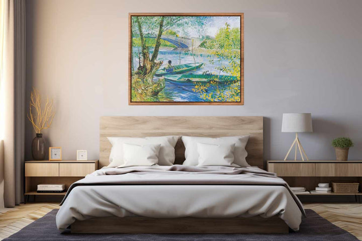 Fishing in Spring 2 Art Print