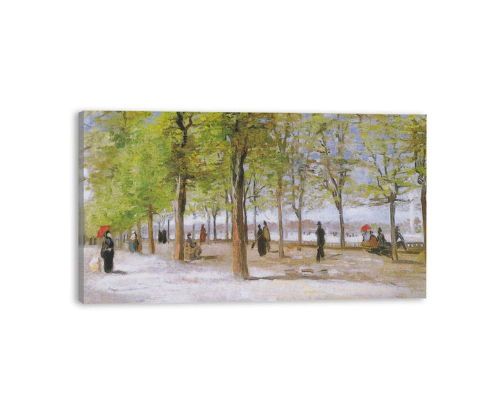 Terrace in the Luxembourg Gardens  canvas Print