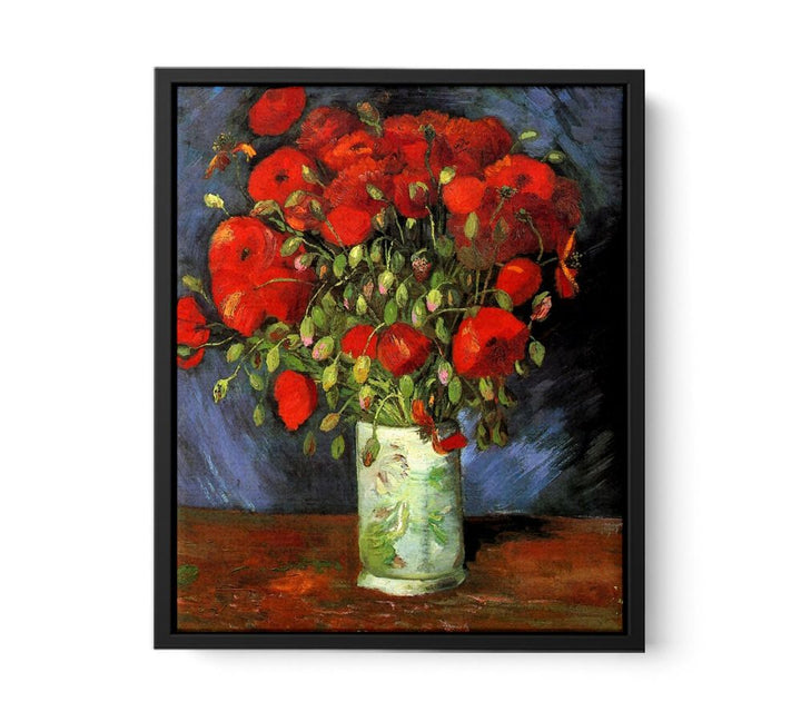 Vase with Red Poppies  canvas Print