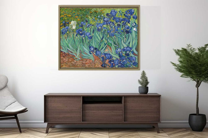 Irises By Van Gogh Painting canvas Print