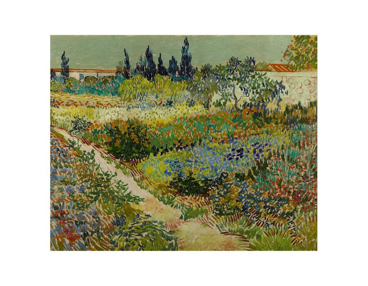 Garden At Arles By Van Gogh Art Print.