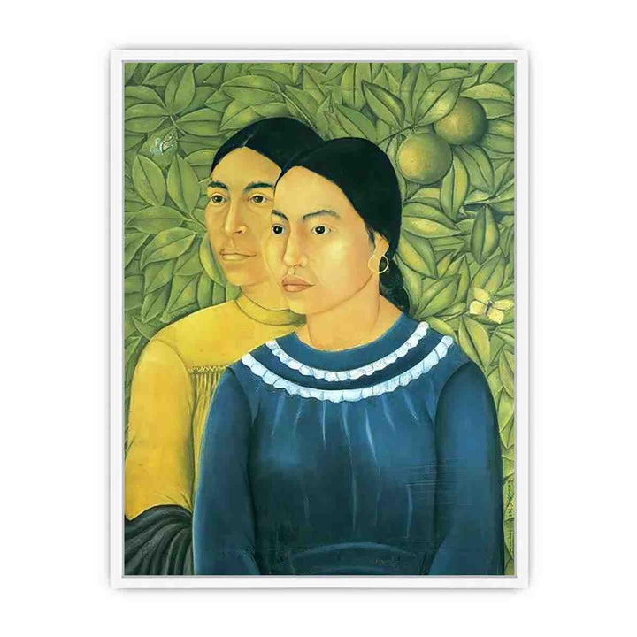 Two Women Framed Print