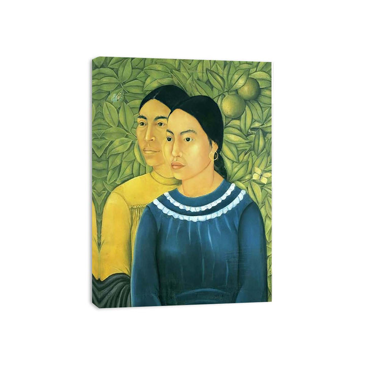 Two Women Canvas Print