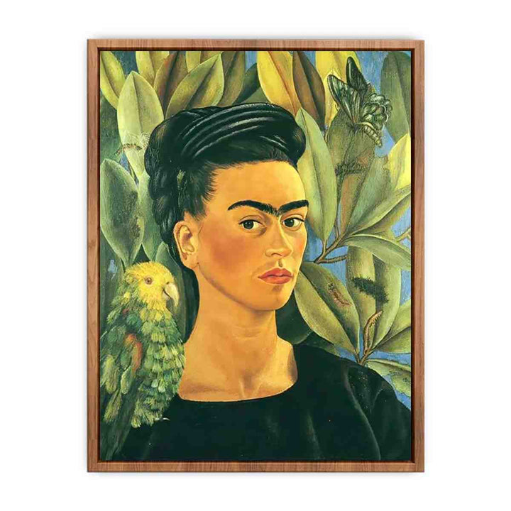 Self-Portrait with Bonito - Frida Kahlo  Poster