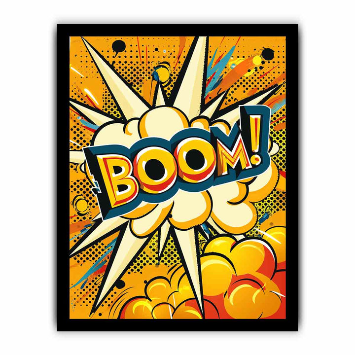 Boom Poster framed Print