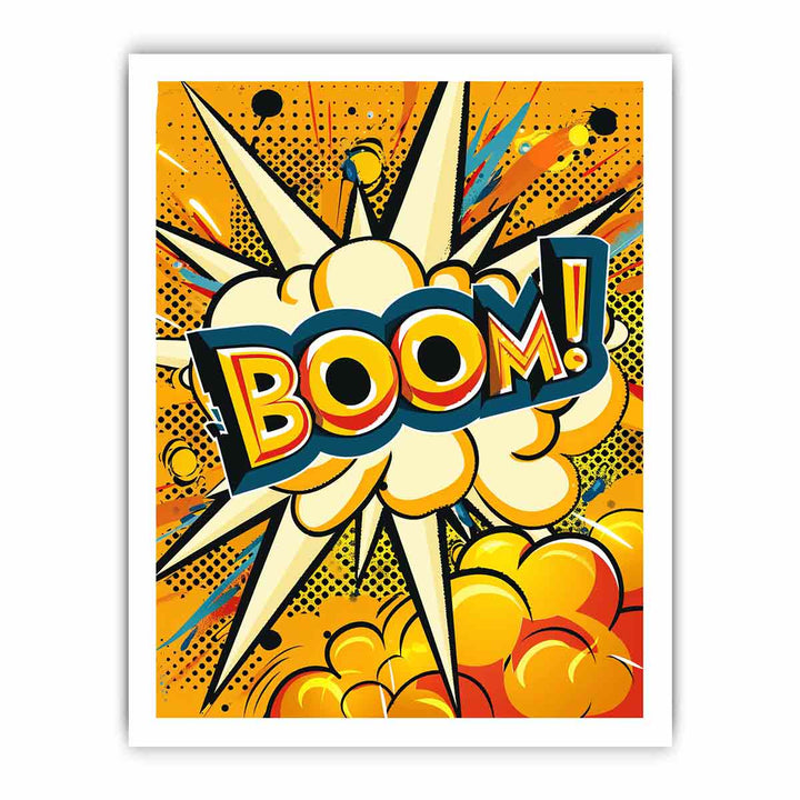 Boom Poster framed Print