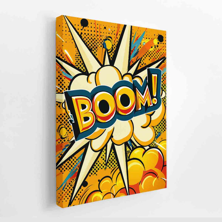 Boom Poster canvas Print