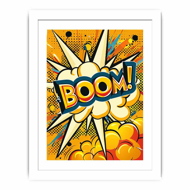 Boom Poster framed Print