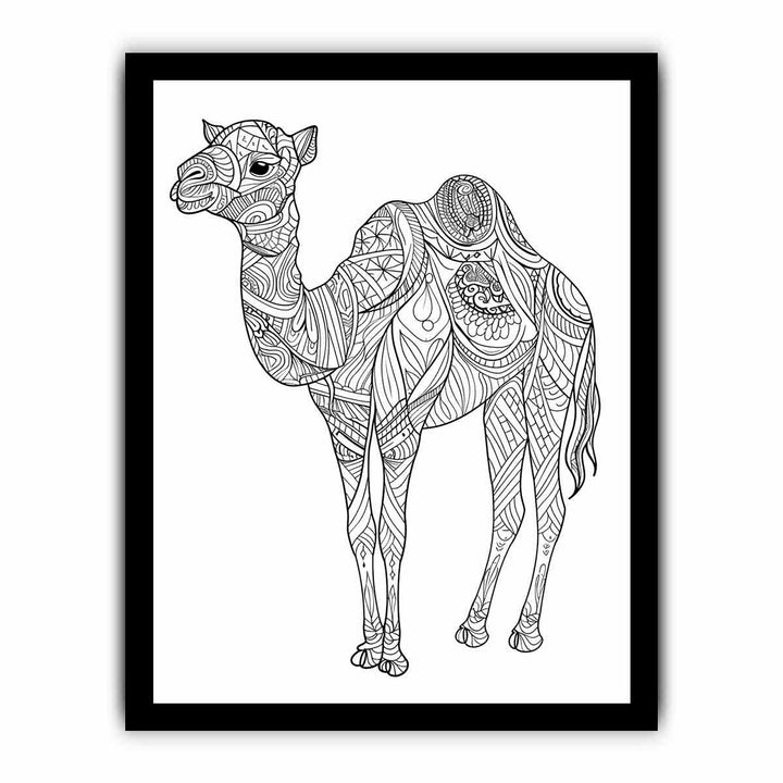 Color Me Camel framed Print