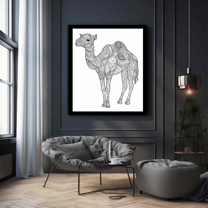 Color Me Camel Art Print