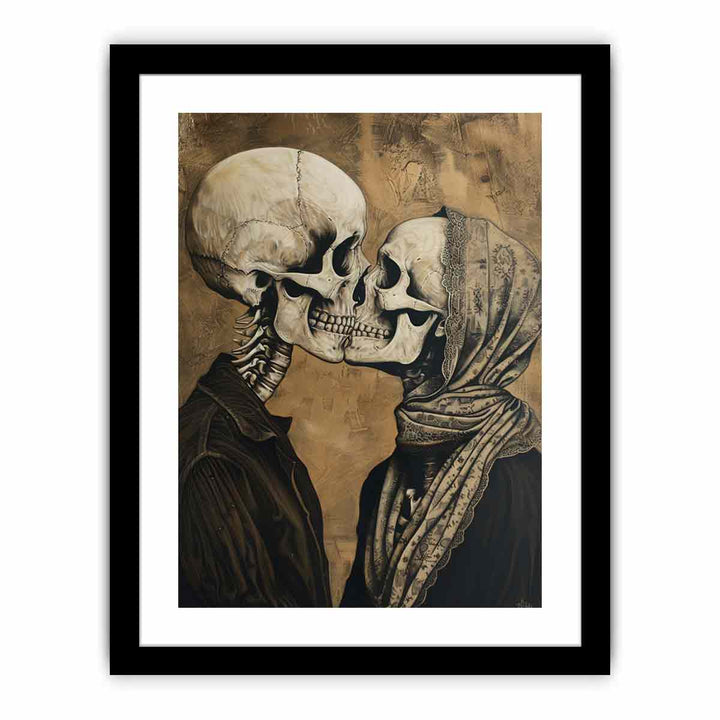 Kiss After Life framed Print