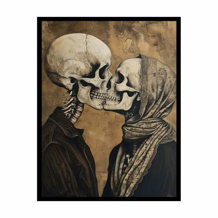 Kiss After Life canvas Print