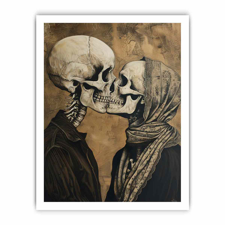 Kiss After Life framed Print