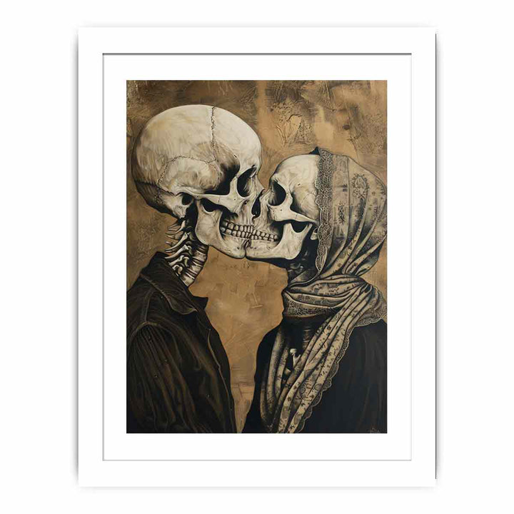 Kiss After Life framed Print