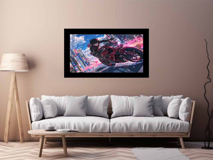 Aime Bike ride Art Print