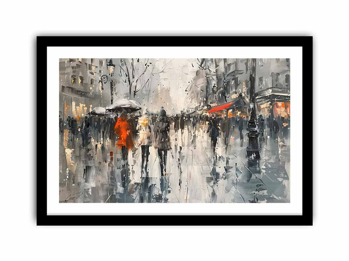 Paris Walk framed Print