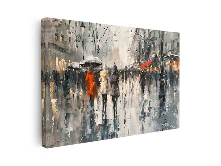 Paris Walk canvas Print