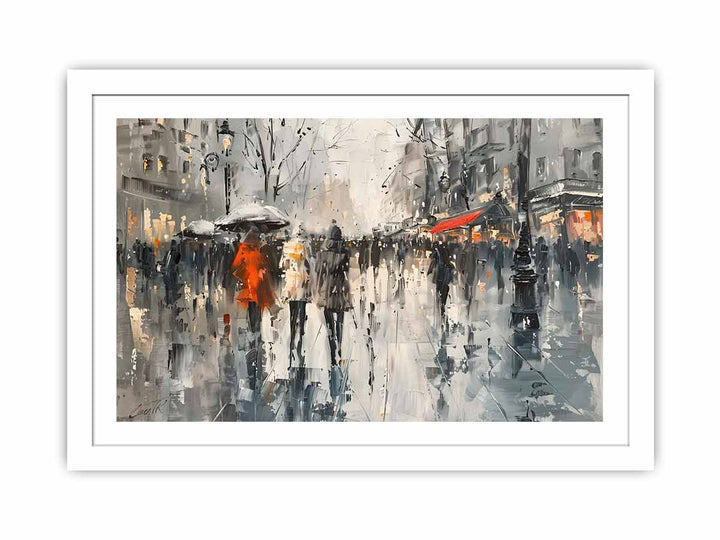 Paris Walk framed Print