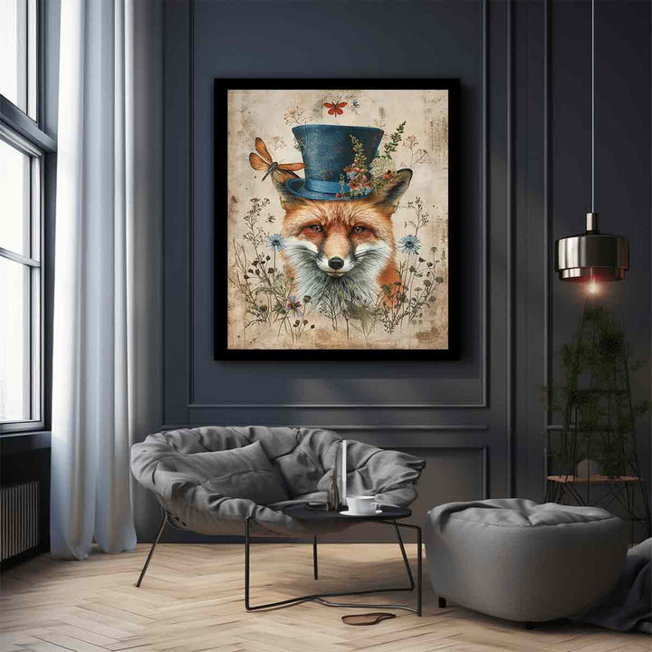 Whimsical Fox Art Print