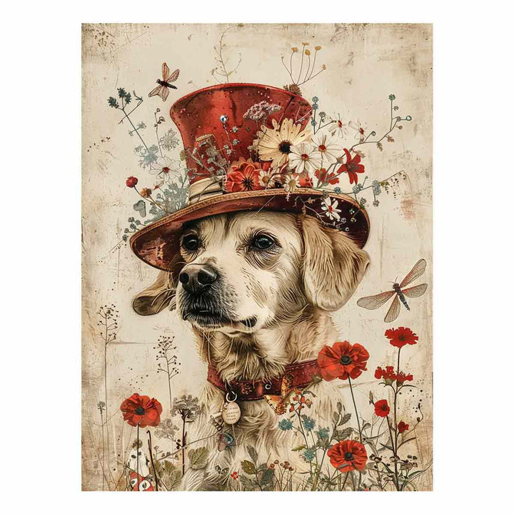 Playful Dog Art Print