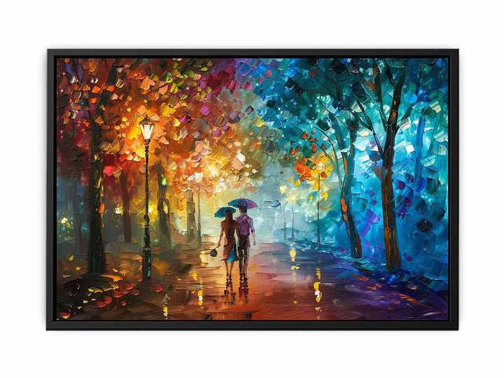 Love Walk canvas Print