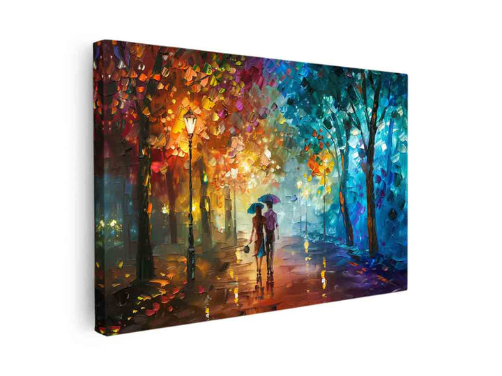 Love Walk canvas Print