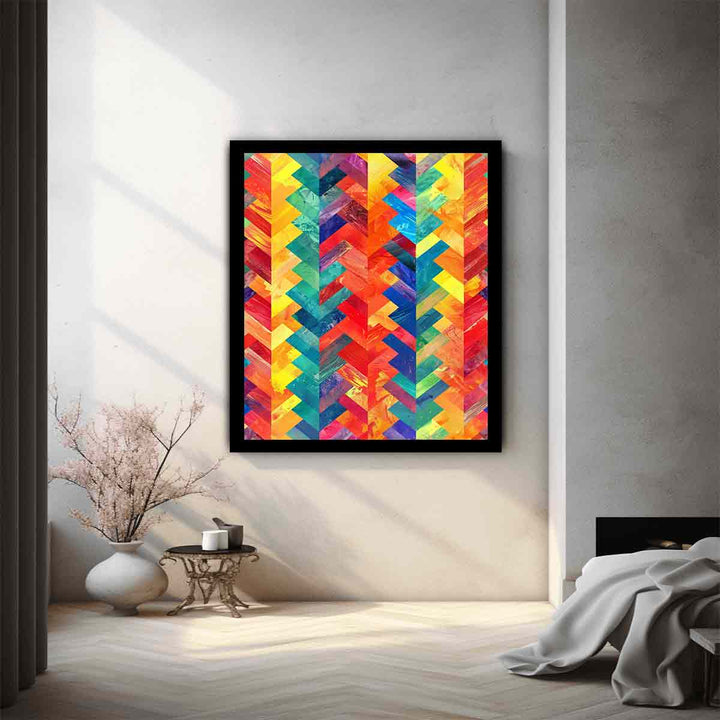 Rainbow Pattern  Art Print