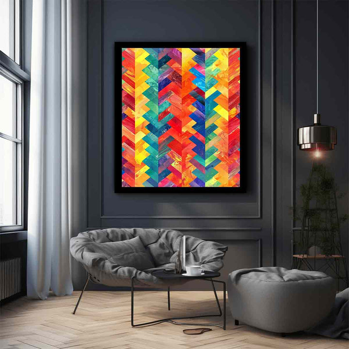 Rainbow Pattern  Art Print