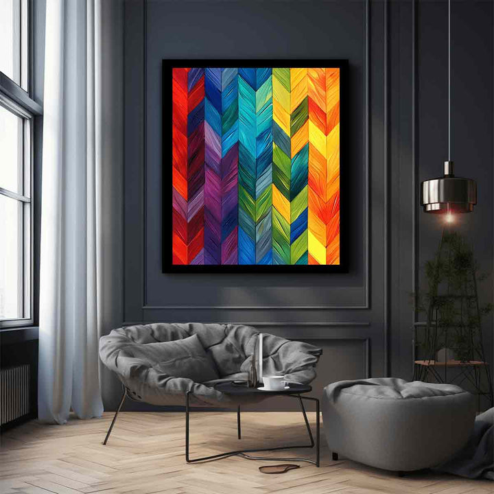 Seamless Rainbow Art Print