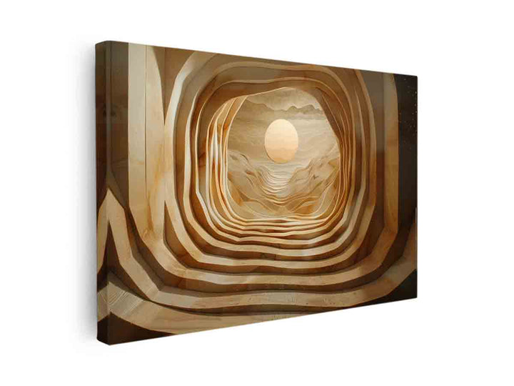 3D Spatial Art canvas Print