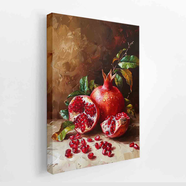 Pomegranate canvas Print