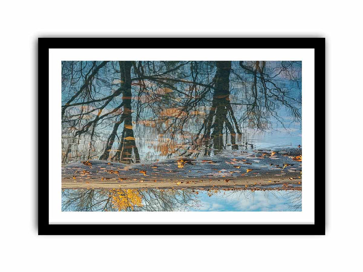 Reflection framed Print