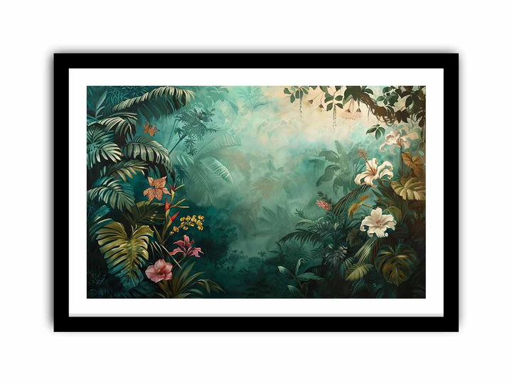 Tropical framed Print